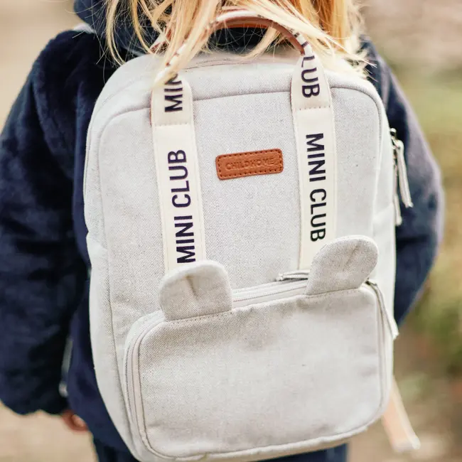 Rucsac pentru copii Childhome Mini Club Signature Alb ERFCH-CWKIDSCOW