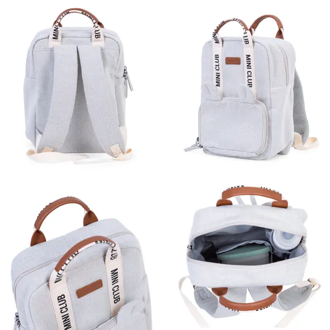 Rucsac pentru copii Childhome Mini Club Signature Alb ERFCH-CWKIDSCOW