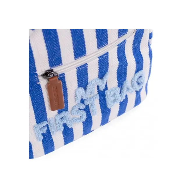 Rucsac pentru copii Childhome My First Bag Albastru Alb ERFCH-CWKIDBSTBL
