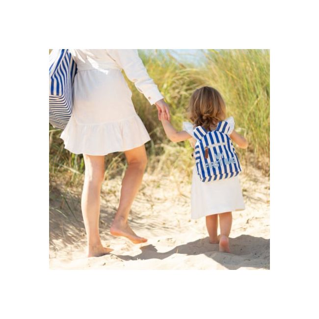 Rucsac pentru copii Childhome My First Bag Albastru Alb ERFCH-CWKIDBSTBL