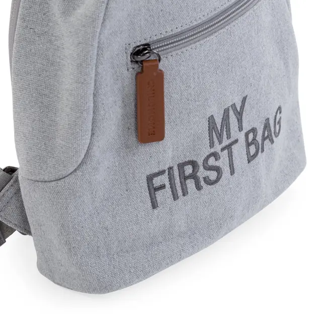 Rucsac pentru copii Childhome My First Bag Canvas Gri ERFCH-CWKIDBCGA