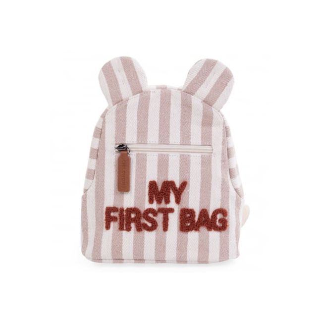 Rucsac pentru copii Childhome My First Bag Nude Alb ERFCH-CWKIDBSTNR