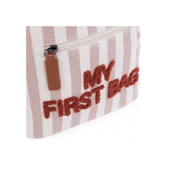 Rucsac pentru copii Childhome My First Bag Nude Alb ERFCH-CWKIDBSTNR