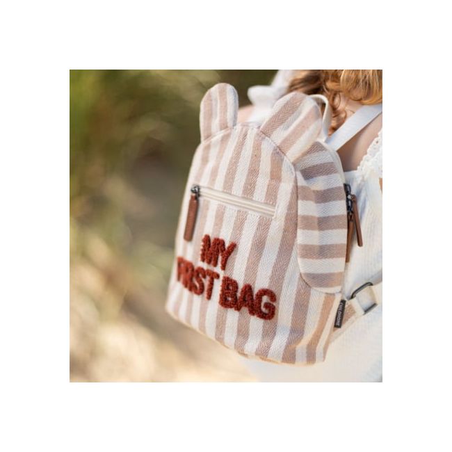 Rucsac pentru copii Childhome My First Bag Nude Alb ERFCH-CWKIDBSTNR