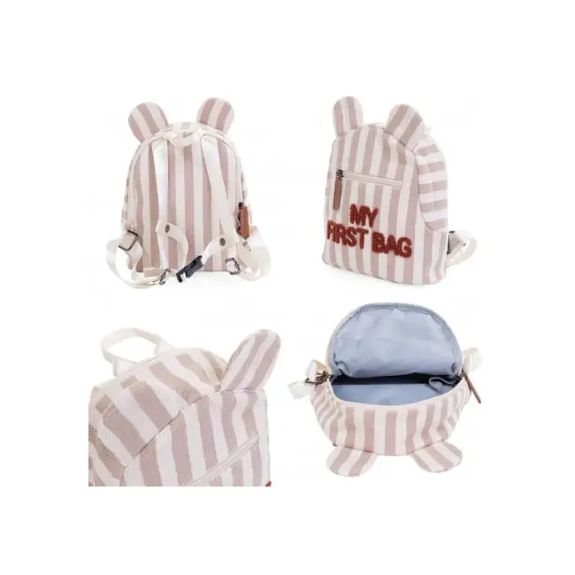 Rucsac pentru copii Childhome My First Bag Nude Alb ERFCH-CWKIDBSTNR