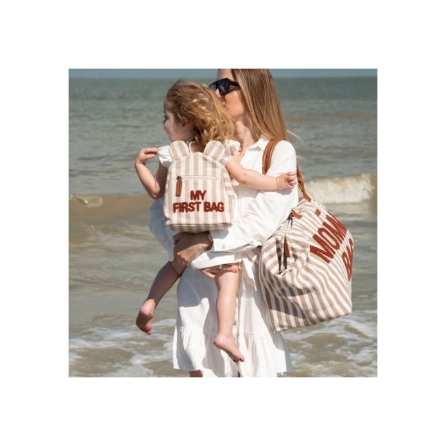 Rucsac pentru copii Childhome My First Bag Nude Alb ERFCH-CWKIDBSTNR