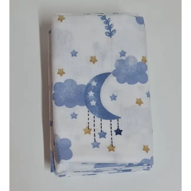 Scutece multifunctionale din finet 75x75 cm 3/set., blue Kreis