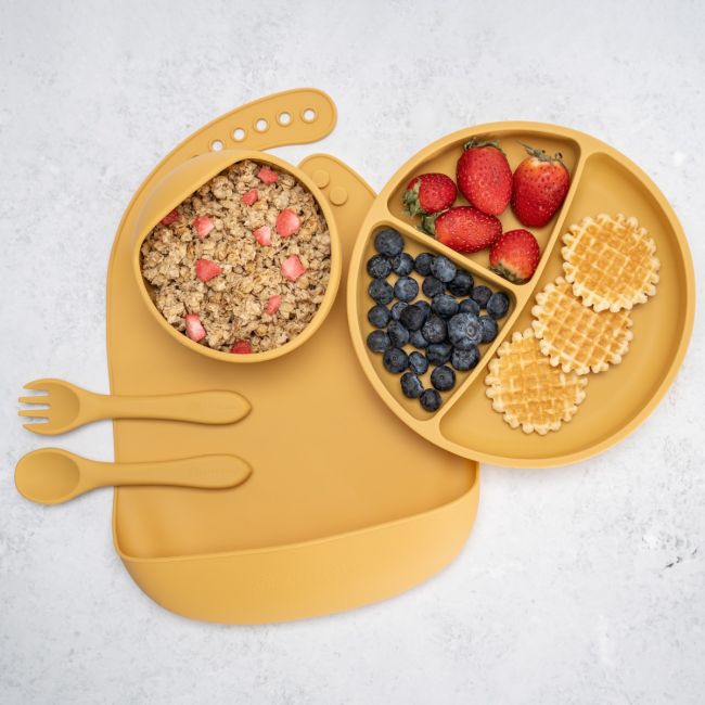 Set Diversificare, AppeKids, 100% Silicon, Classic - Honey KRTAK274964