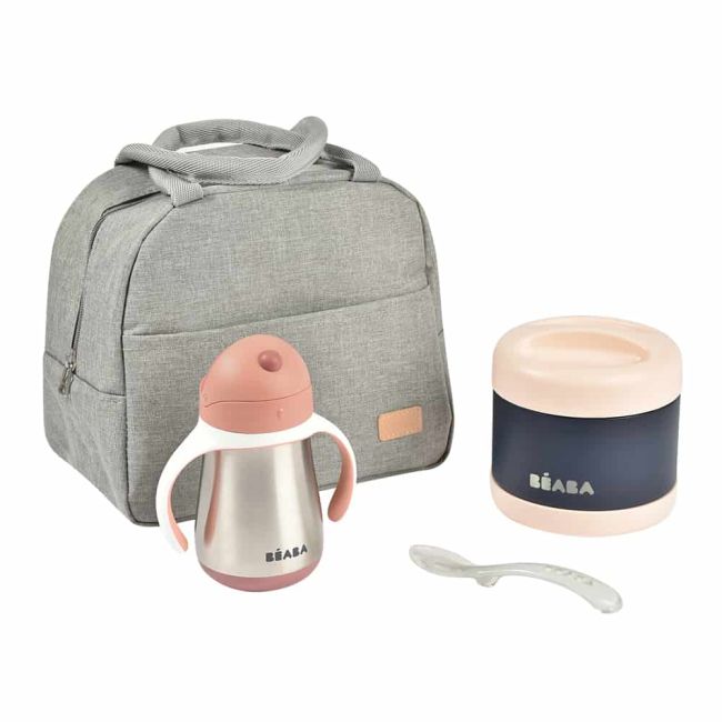 Set izoterm on the go 4 piese Beaba Pink ERFB913530