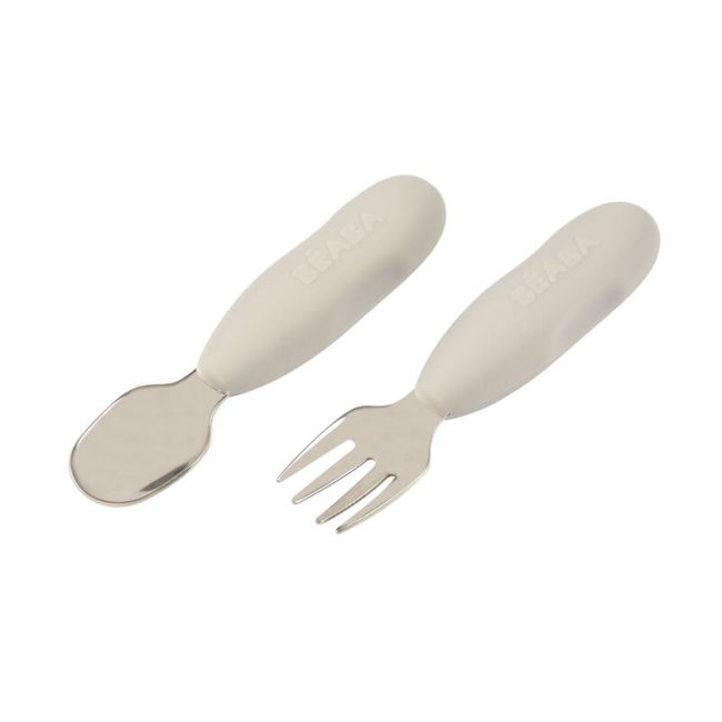 Set tacamuri inox Beaba Velvet Grey ERFB913581