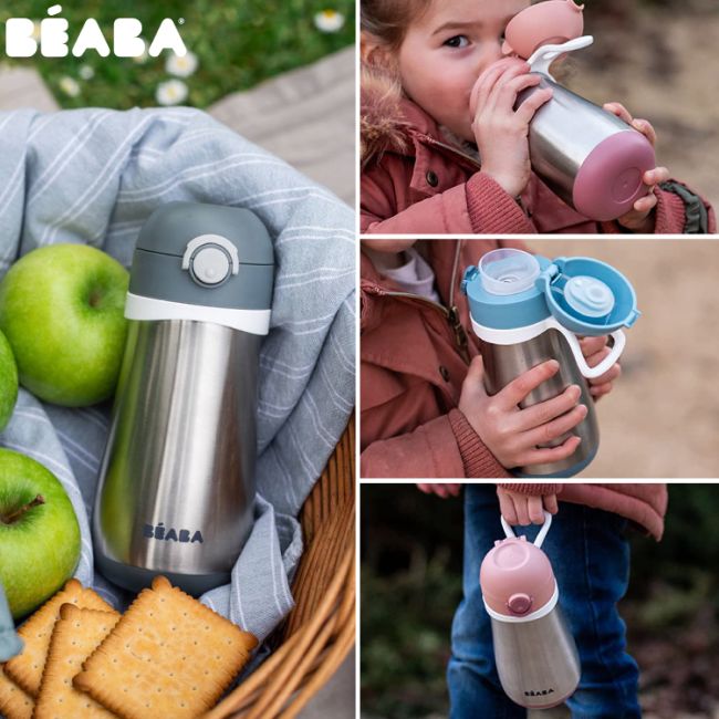 Termos Beaba 350 ml Mineral Grey ERFB913540