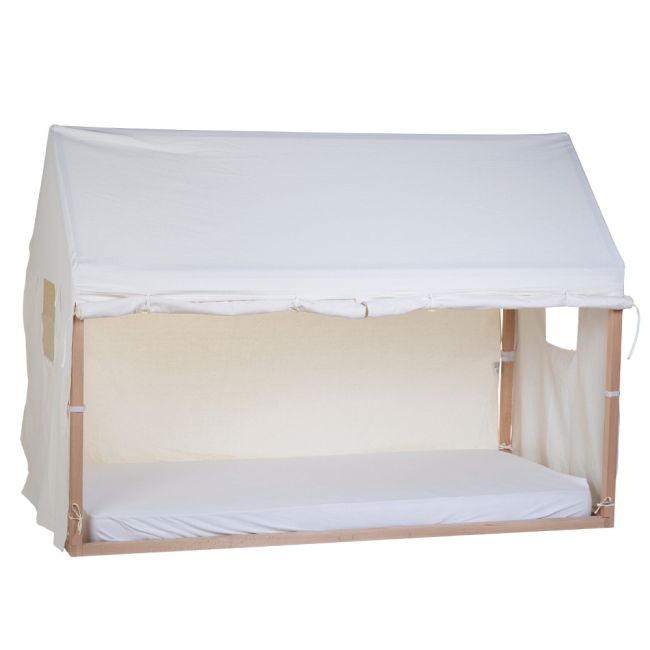 Husa cadru pat casuta Childhome 90x200 cm Alb ERFCH-TIPBFC90W
