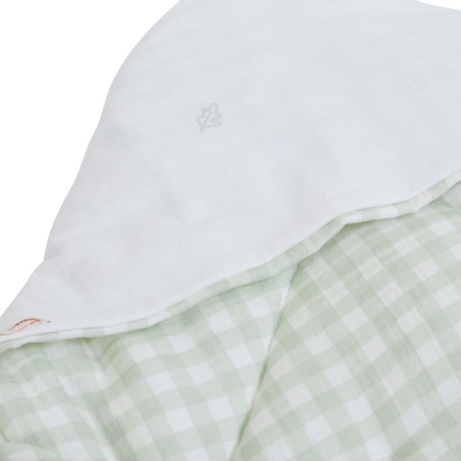 Paturica de infasat Childhome 75x75 cm Jerse Tetra Verde ERFCH-CCSWJVF