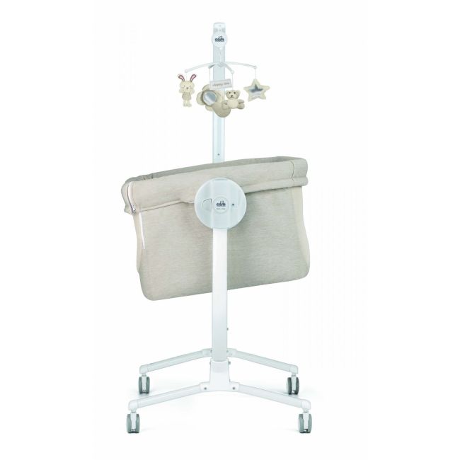 Patut Cu Leganare, Cullami, Co-sleeper 2 In 1, Cu Laterala Culisanta, Cu Setare Unghiulara, Cu Roti, Reglabil In 8 Pozitii Pe Inaltime, Melange Beige Pjb154b