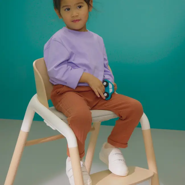 Perna scaun Bugaboo Giraffe Grey Weave ERFBG200007001