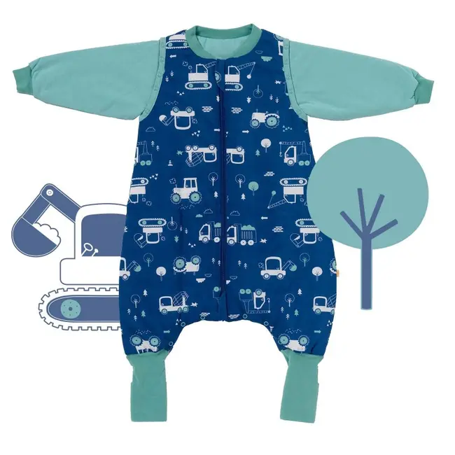 Sac de dormit cu picioruse si maneca lunga detasabila Digger 80 cm + manseta 2.5 Tog BBXCJ761-25FSN