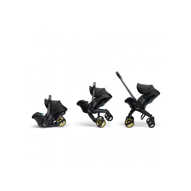 Scoica auto Doona i i-Size Nitro Black 2 in 1 ERFSP350-20-033-041