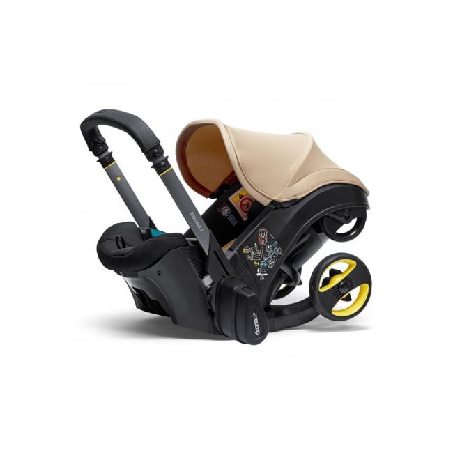 Scoica auto Doona i i-Size Sahara Sand 2 in 1 ERFSP350-20-043-041
