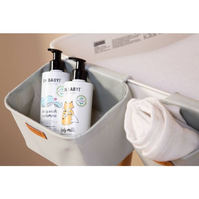Set 3 cosuri depozitare Childhome 21x14x10 cm 14x10x10 cm Gri ERFCH-CHHBCHTLG
