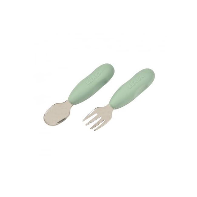 Set tacamuri inox Beaba Sage Green ERFB913580