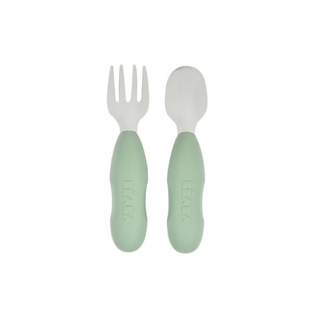 Set tacamuri inox Beaba Sage Green ERFB913580