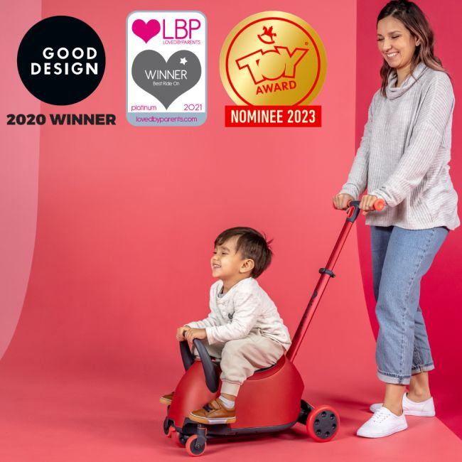 Trotineta 5-in-1 Yvolution Y Glider Luna Red ERFYV-101266