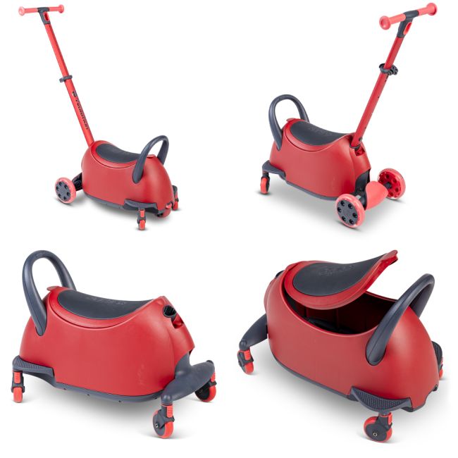 Trotineta 5-in-1 Yvolution Y Glider Luna Red ERFYV-101266