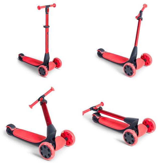 Trotineta 5-in-1 Yvolution Y Glider Luna Red ERFYV-101266