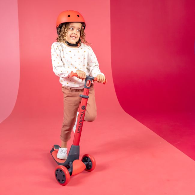 Trotineta 5-in-1 Yvolution Y Glider Luna Red ERFYV-101266