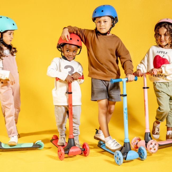 Trotineta cu 3 roti Yvolution Y Glider Kiwi Blue ERFYV-101257