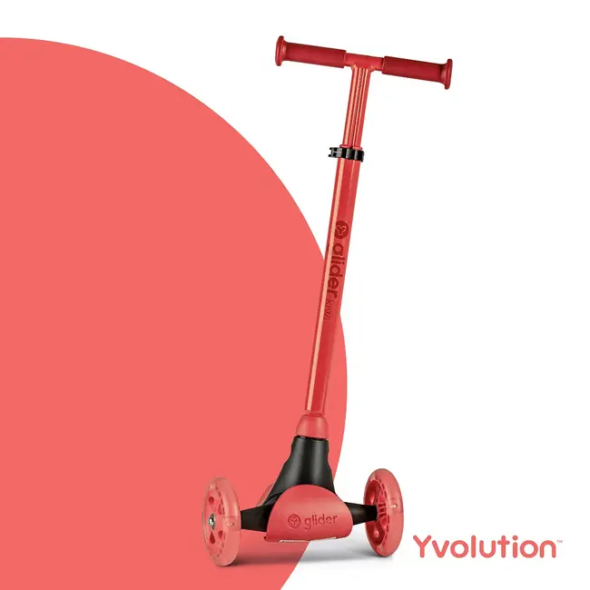 Trotineta cu 3 roti Yvolution Y Glider Kiwi Red ERFYV-101258