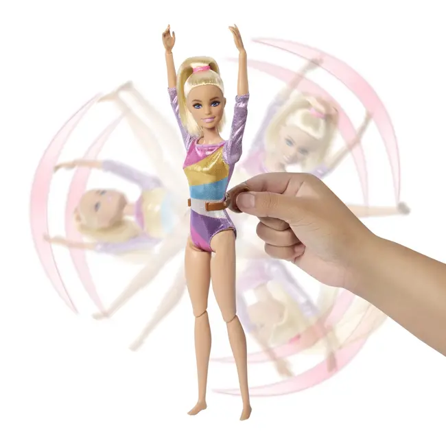 BARBIE PAPUSA BARBIE YOU CAN BE GIMNASTA BLONDA VIVMTHRG52