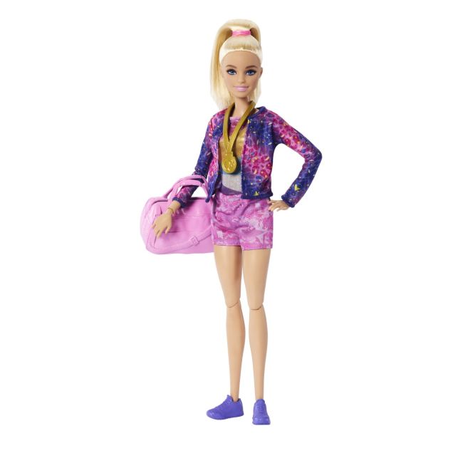 BARBIE PAPUSA BARBIE YOU CAN BE GIMNASTA BLONDA VIVMTHRG52