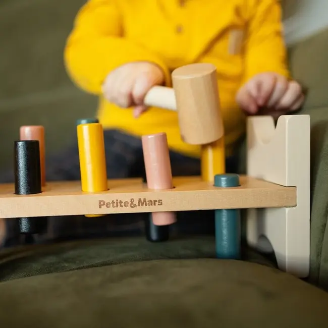 Banc de lucru, Petite&Mars, Big Bang Wood of Mars, 12 luni+, Multicolor BYN610729