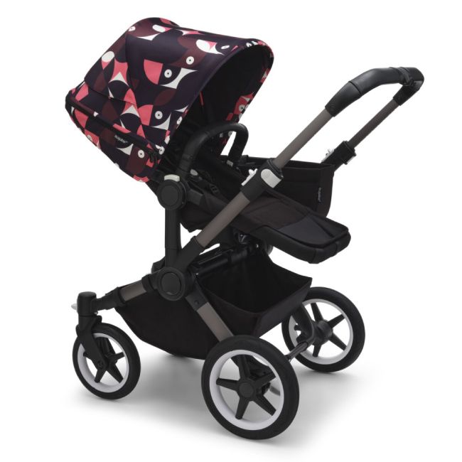 Capotina carucior Bugaboo Donkey 5 Animal Explorer Pink Red ERFBG100003030