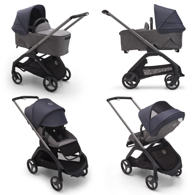 Capotina carucior Bugaboo Dragonfly Stormy Blue ERFBG100048025