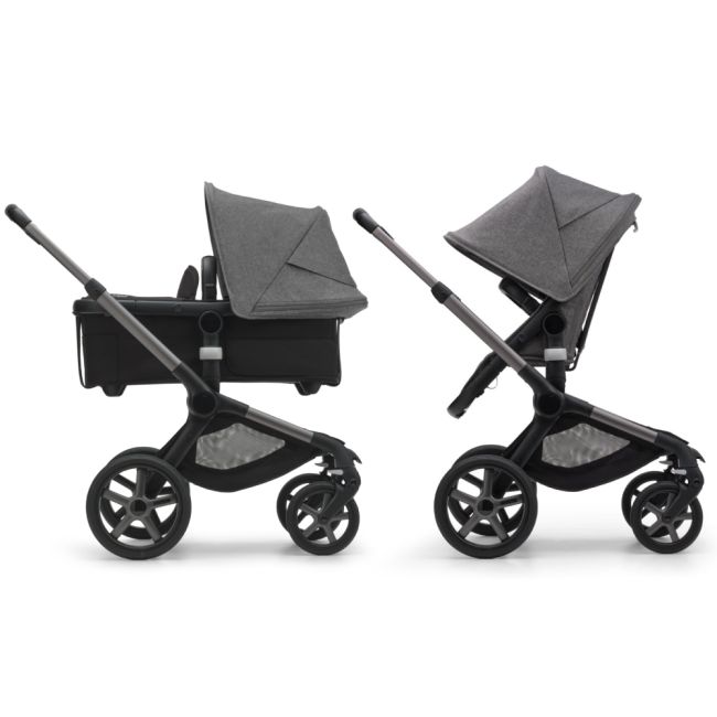 Capotina carucior Bugaboo Fox 5 Lynx Grey Melange ERFBG100167012