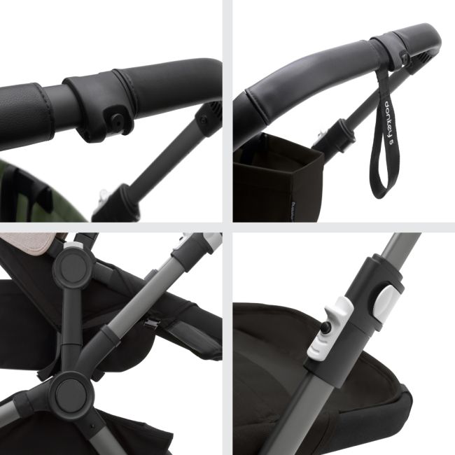 Carucior Bugaboo Donkey 5 Mono Mineral Black Taupe ERFBG100000029