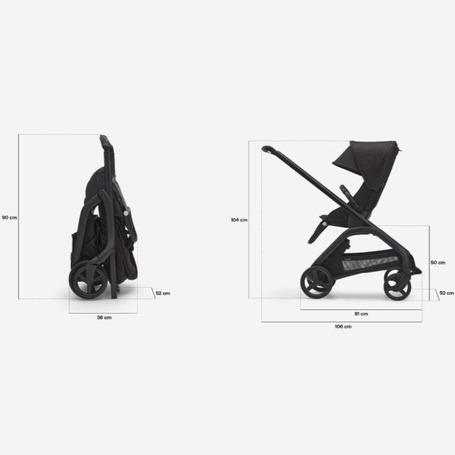 Carucior Bugaboo Dragonfly Graphite Grey Melange ERFBG100176023