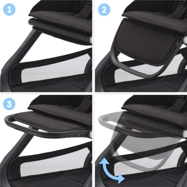 Carucior Bugaboo Dragonfly Graphite Grey Melange ERFBG100176023