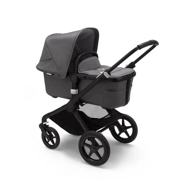 Carucior Bugaboo Fox 2 Complete Black Grey Melange 2 in 1 ERFBG230122GM02