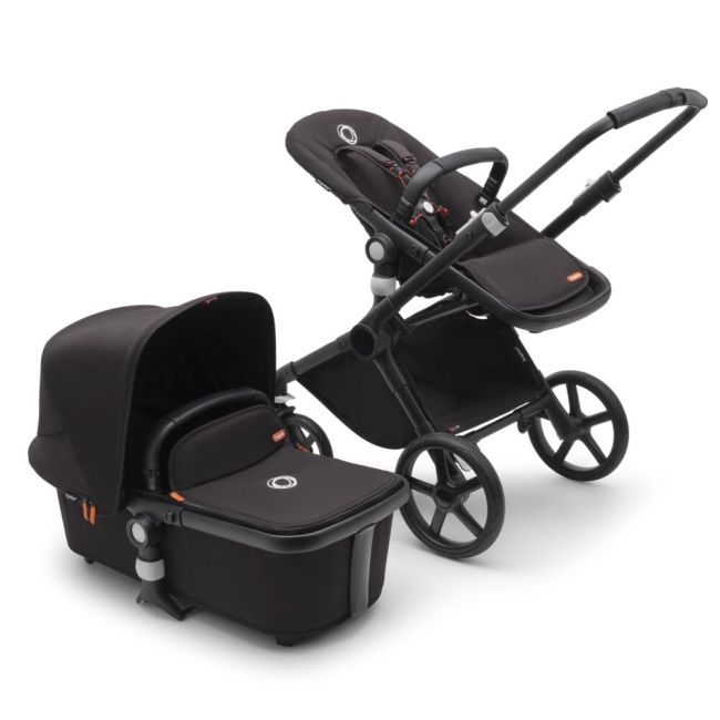 Carucior Bugaboo Fox Cub Black Midnight Black 2 in 1 ERFBG100175001