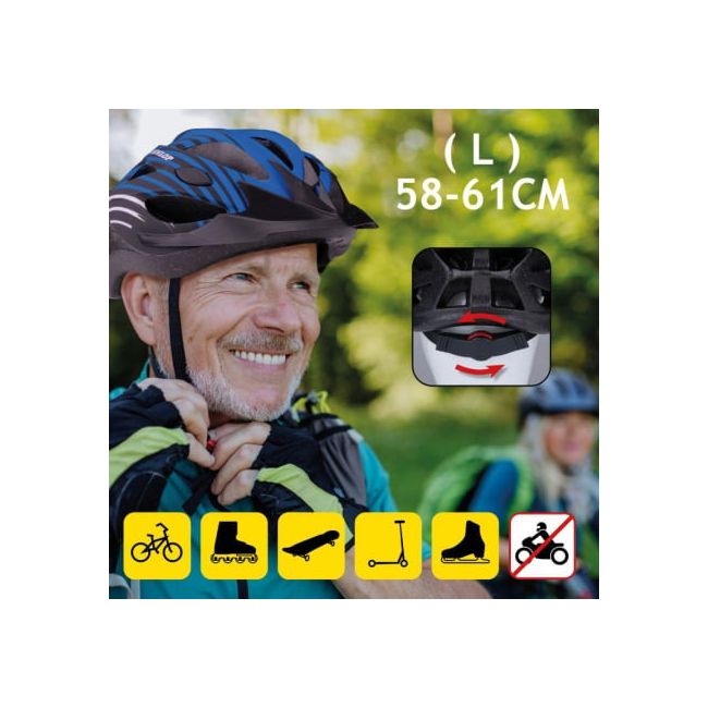 Casca protectie Dunlop L 58-61 cm Albastru ERFDUN24001-AB