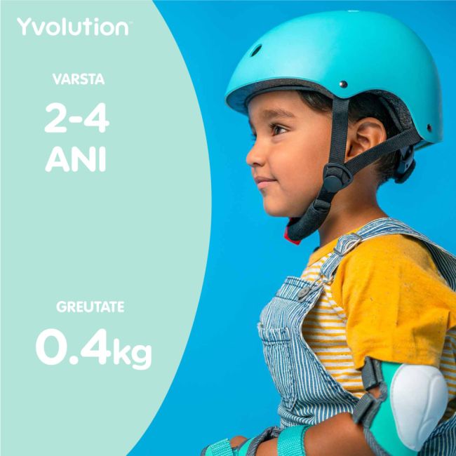 Casca protectie Yvolution 44-52 cm Green ERFYV-YA21G9