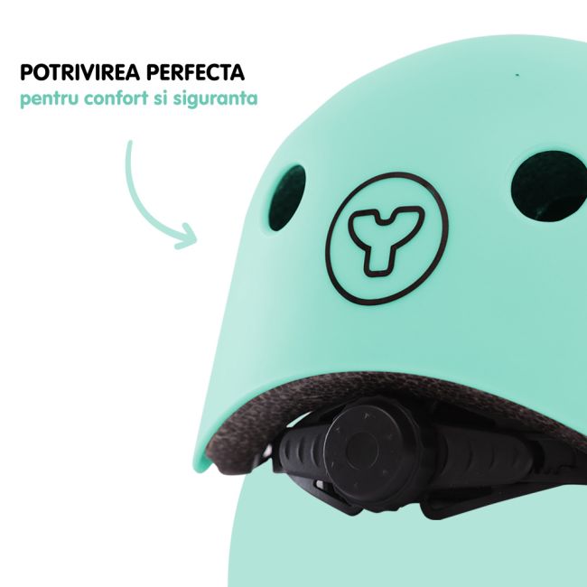 Casca protectie Yvolution 44-52 cm Green ERFYV-YA21G9