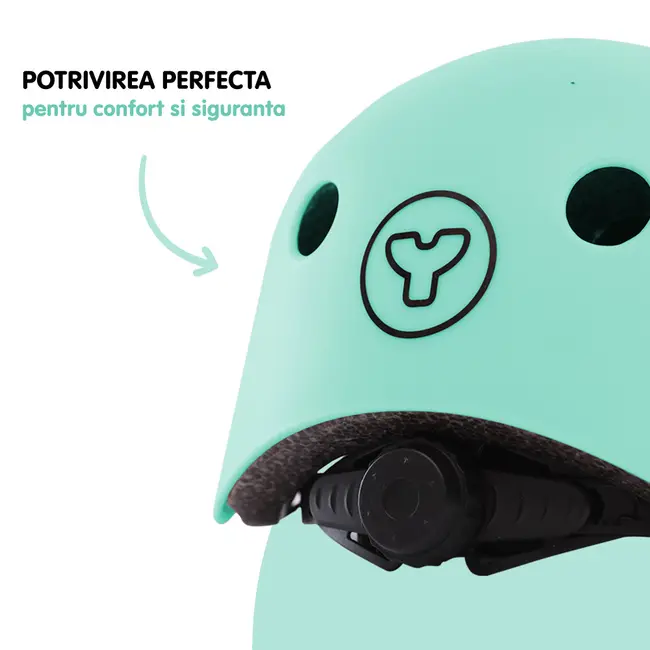 Casca protectie Yvolution 44-52 cm Green ERFYV-YA21G9