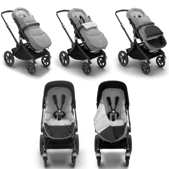 Husa de picioare universala carucior Bugaboo Midnight Black ERFBG2306010067