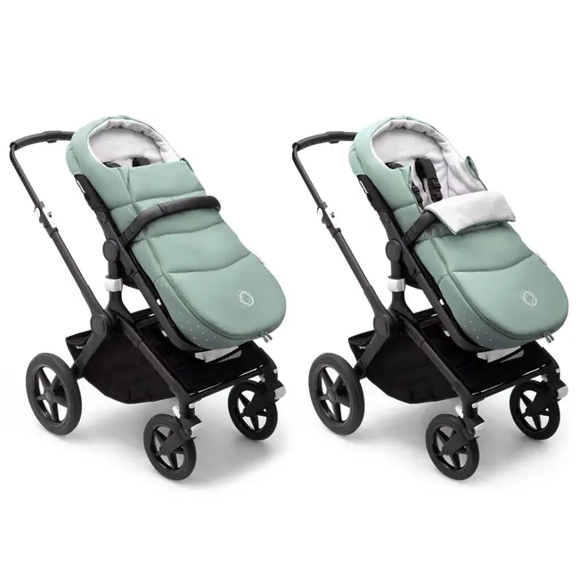 Husa de picioare universala carucior Bugaboo Pine Green ERFBG2306010071