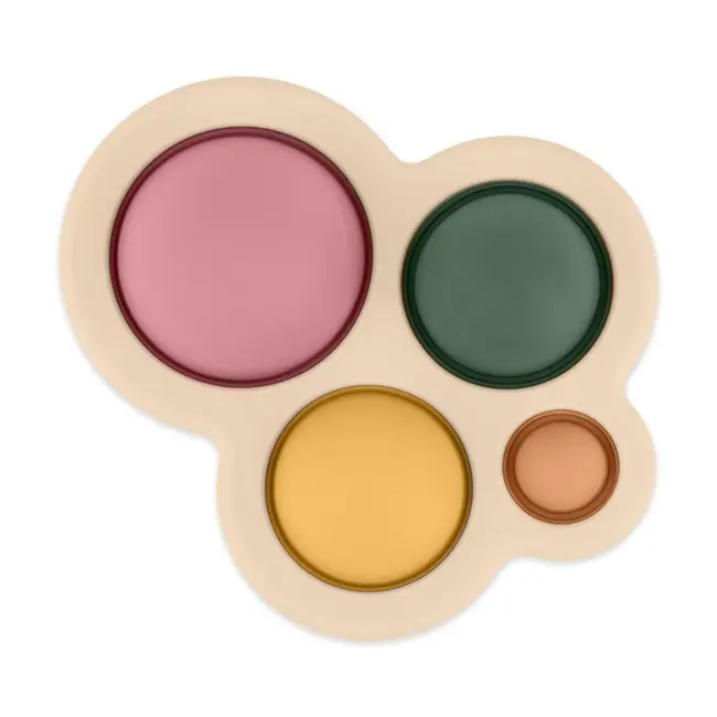 Jucarie senzoriala, Petite&Mars, Chill out, Din silicon, 11 cm, 6 luni+, Roz BYN605820