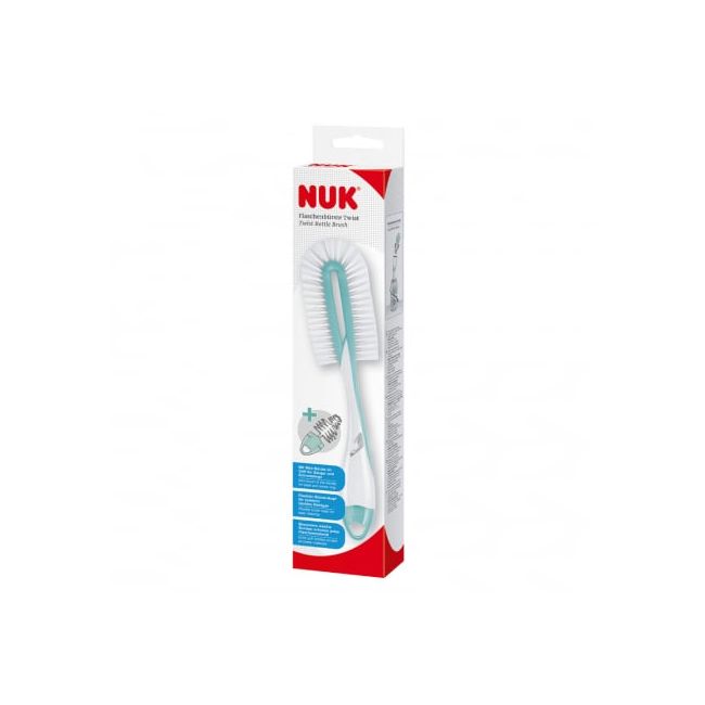 Perie Nuk Twist 2 in 1 pentru biberoane si tetine ERFMAR-N21504